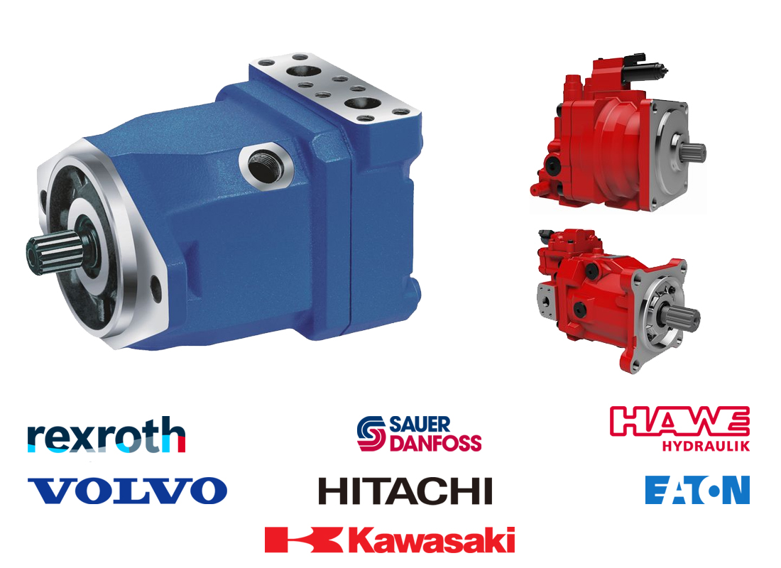 Değişken deplasmanlı ve sabit deplasmanlı çevrim hidrolik motorlar